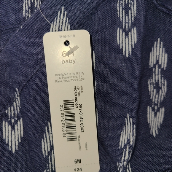 LAST CHANCE NWT Rustic baby dress with diaper cover - Picture 3 of 4